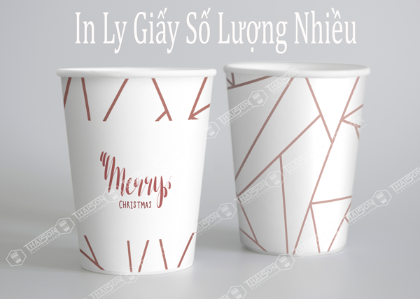 In ly giấy số lượng nhiều cho quán cà phê mang đi