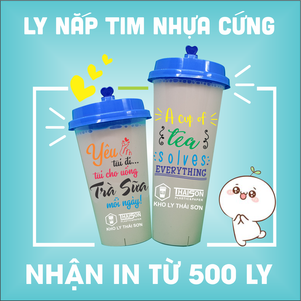 SỰ ĐA DẠNG CỦA LY ỐM CAO NẮP TIM VÀ ĐÂU LÀ GIẢI PHÁP TỐT NHÁT CHO CỬA HÀNG CỦA MÌNH???